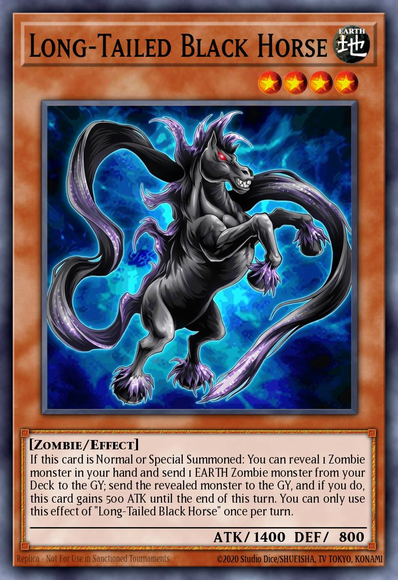 Long-Tailed Black Horse - Beyond the Brave Yu-Gi-Oh! spoiler