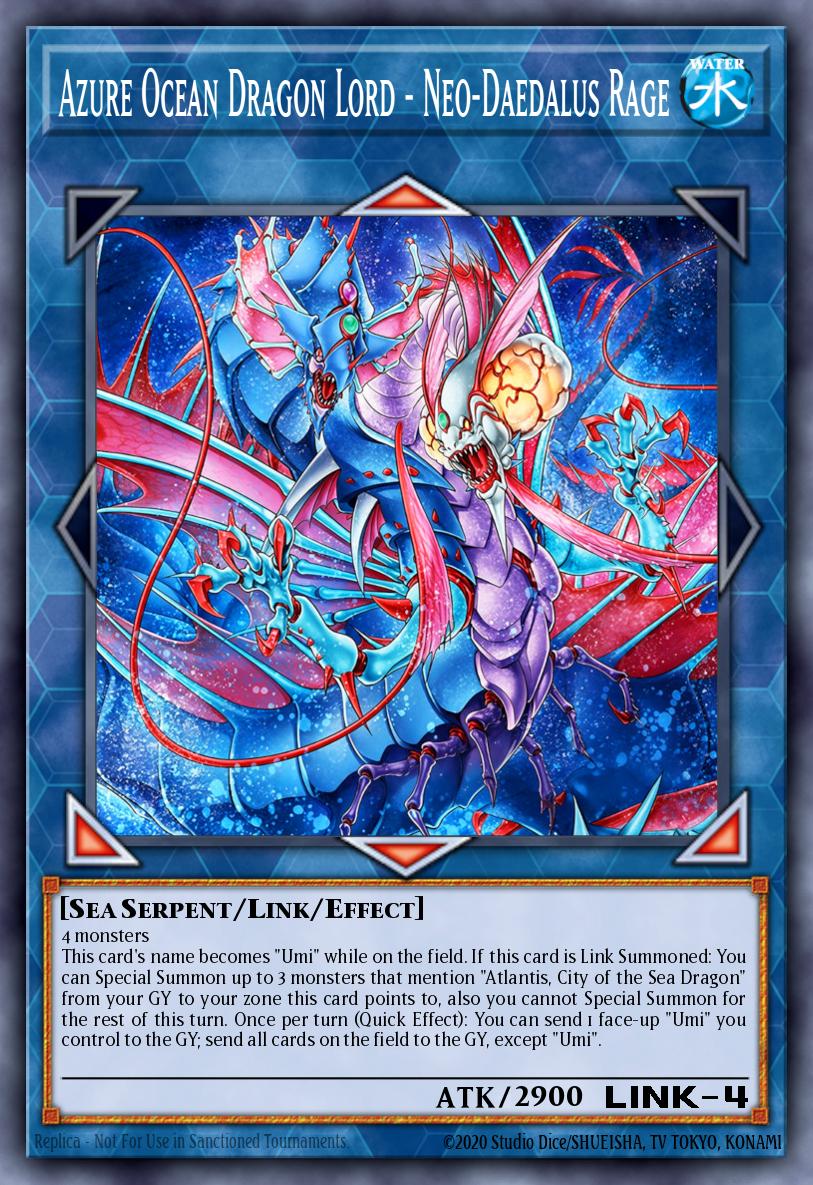 Azure Ocean Dragon Lord - Neo-Daedalus Rage (Starlight Rare) - Beyond the Brave Yu-Gi-Oh! spoiler