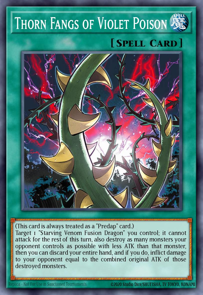 Thorn Fangs of Violet Poison - Battles of Legend: Glorious Gallery Yu-Gi-Oh! spoiler