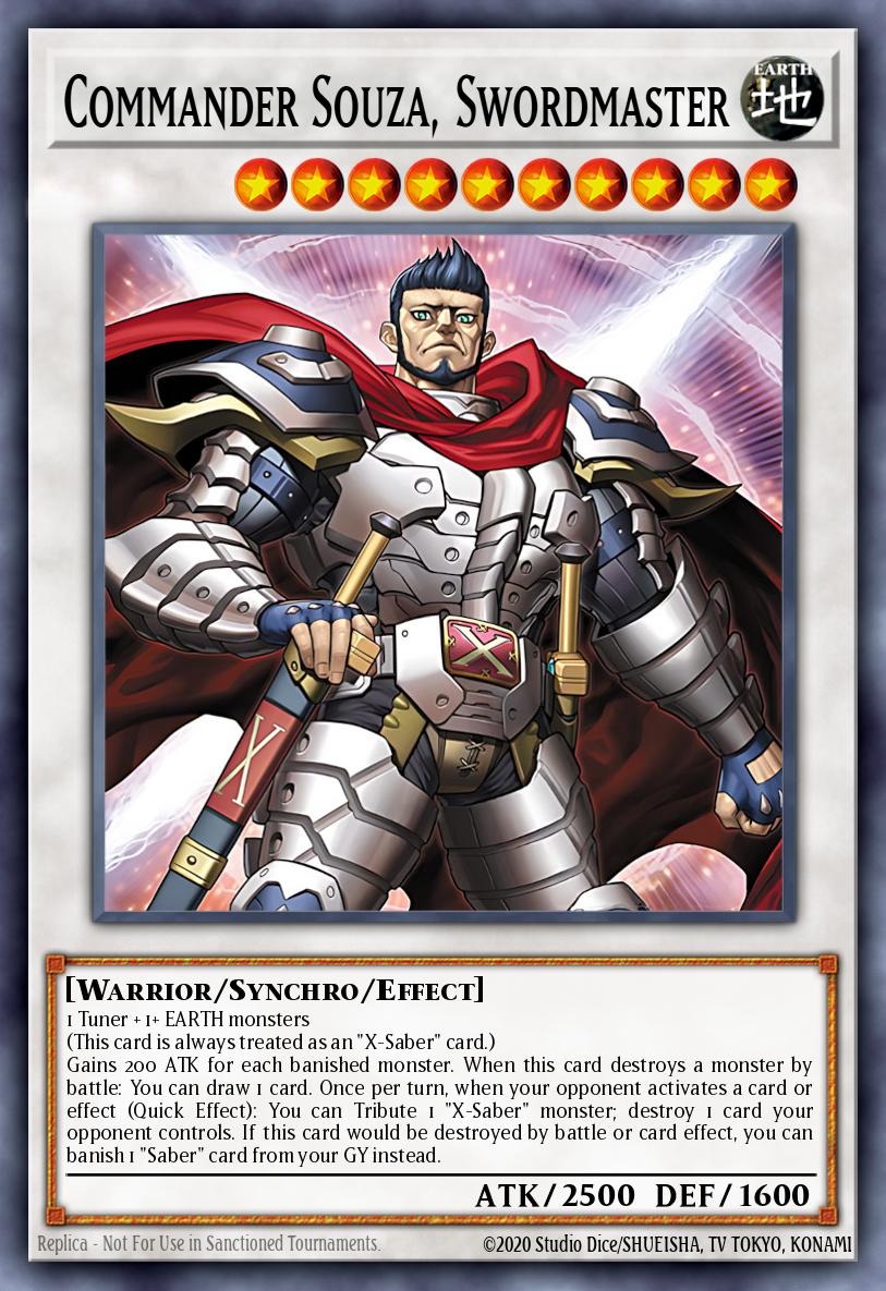 Commander Souza, Swordmaster - Legendary Modern Decks 2026 Yu-Gi-Oh! spoiler