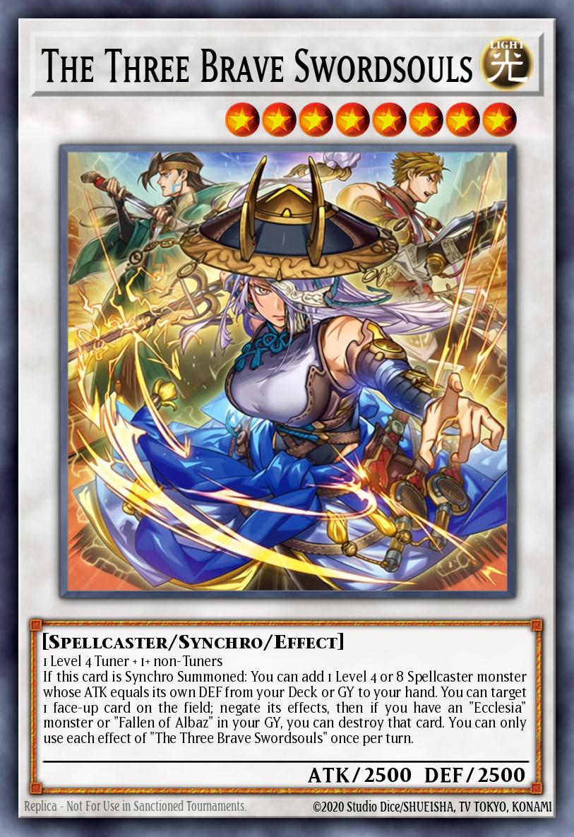 The Three Brave Swordsouls - Chaos Origins Yu-Gi-Oh! spoiler