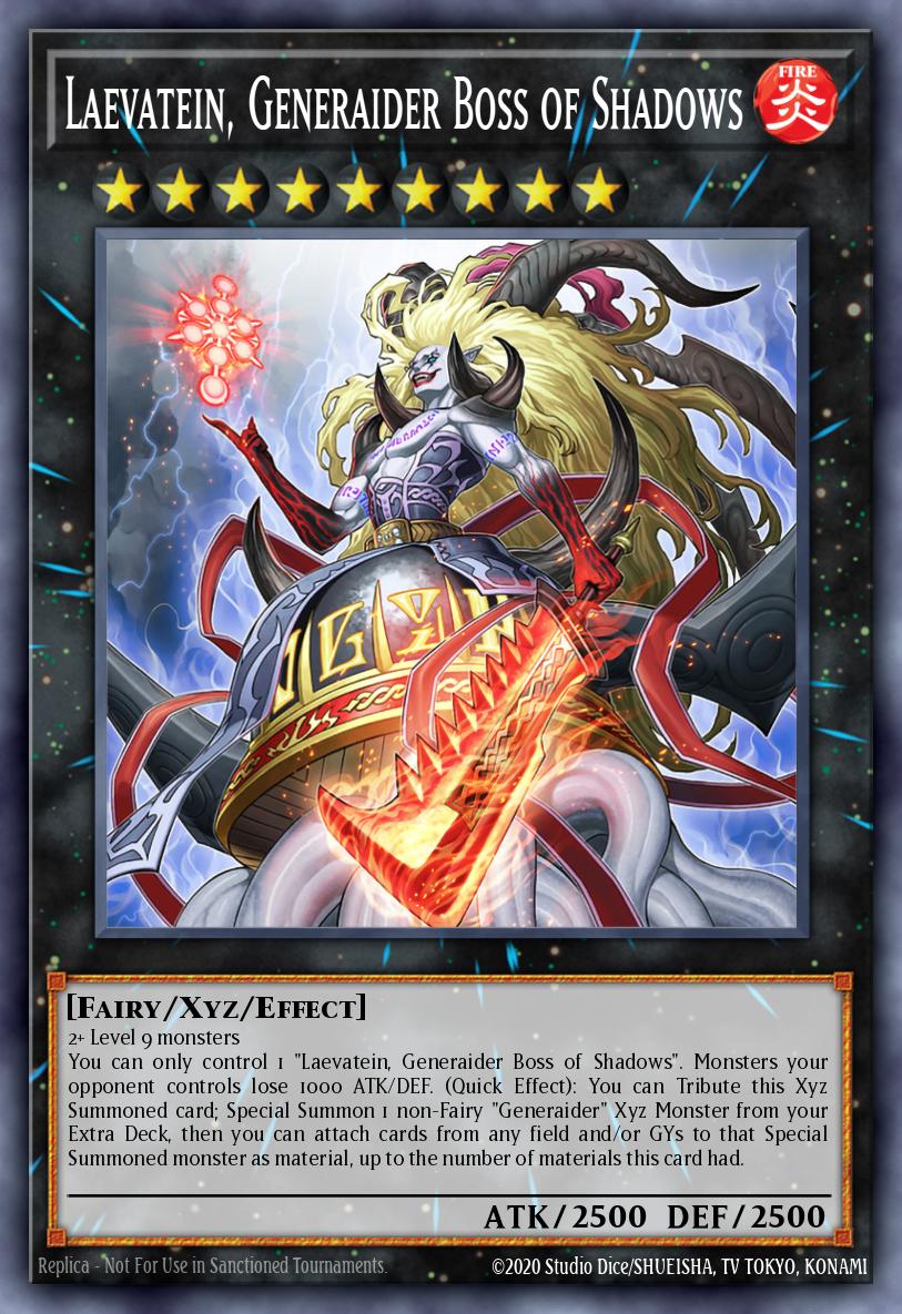 Laevatein, Generaider Boss of Shadows - Rarity Collection 5 Yu-Gi-Oh! spoiler