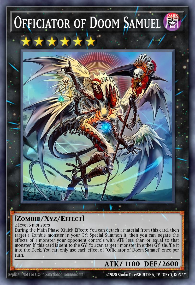 Officiator of Doom Samuel - Blazing Dominion Yu-Gi-Oh! spoiler