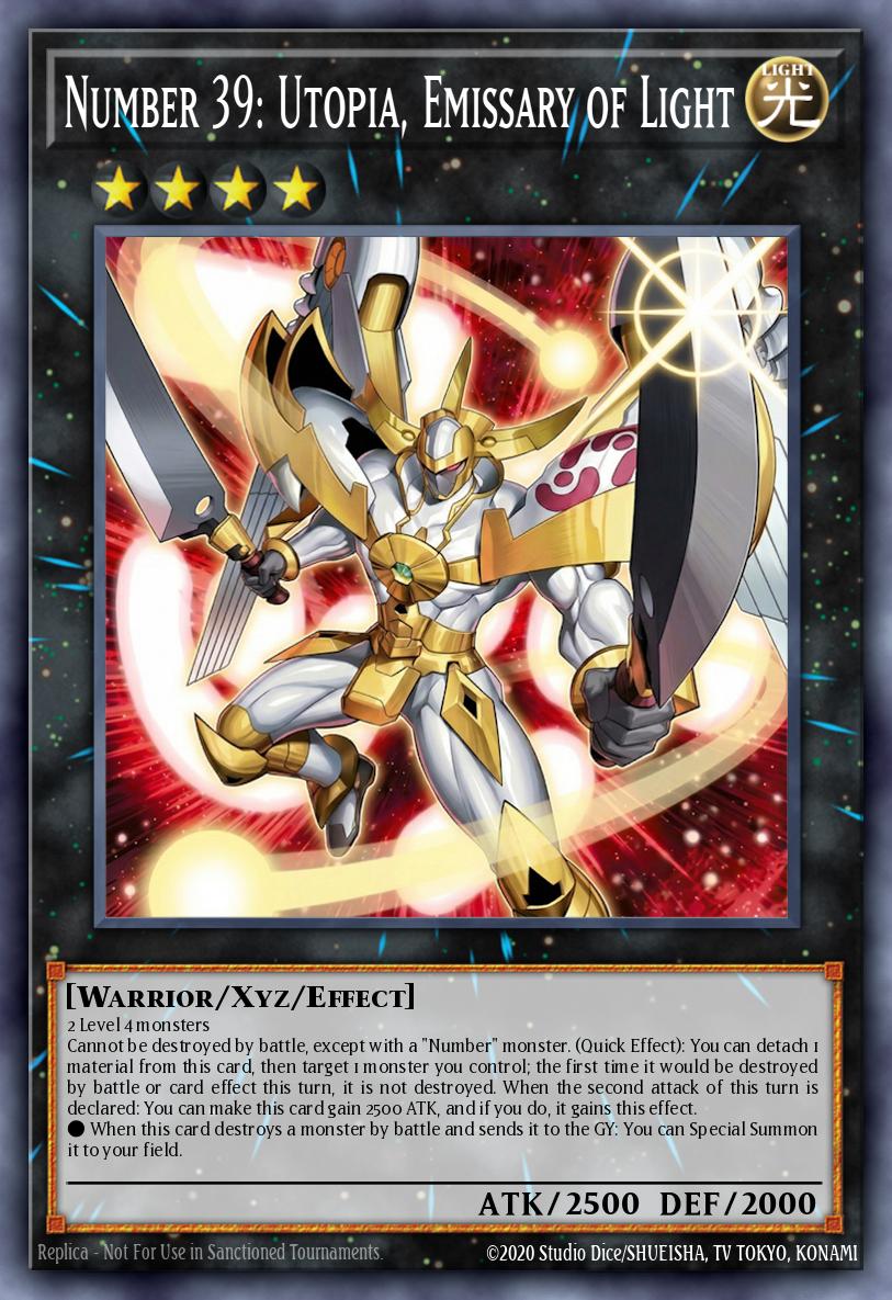 Number 39: Utopia, Emissary of Light - Magnificent Monsters Yu-Gi-Oh! spoiler