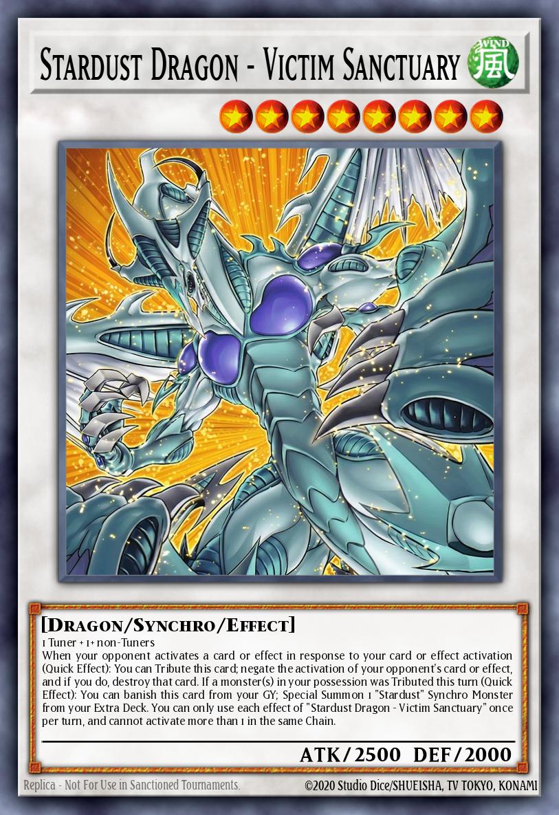 Stardust Dragon - Victim Sanctuary - Magnificent Monsters Yu-Gi-Oh! spoiler
