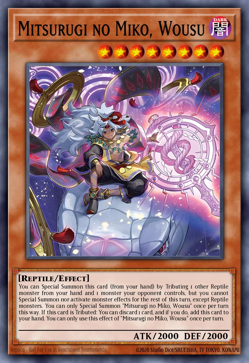 Mitsurugi no Miko, Wousu - Legendary Modern Decks 2026 Yu-Gi-Oh! spoiler