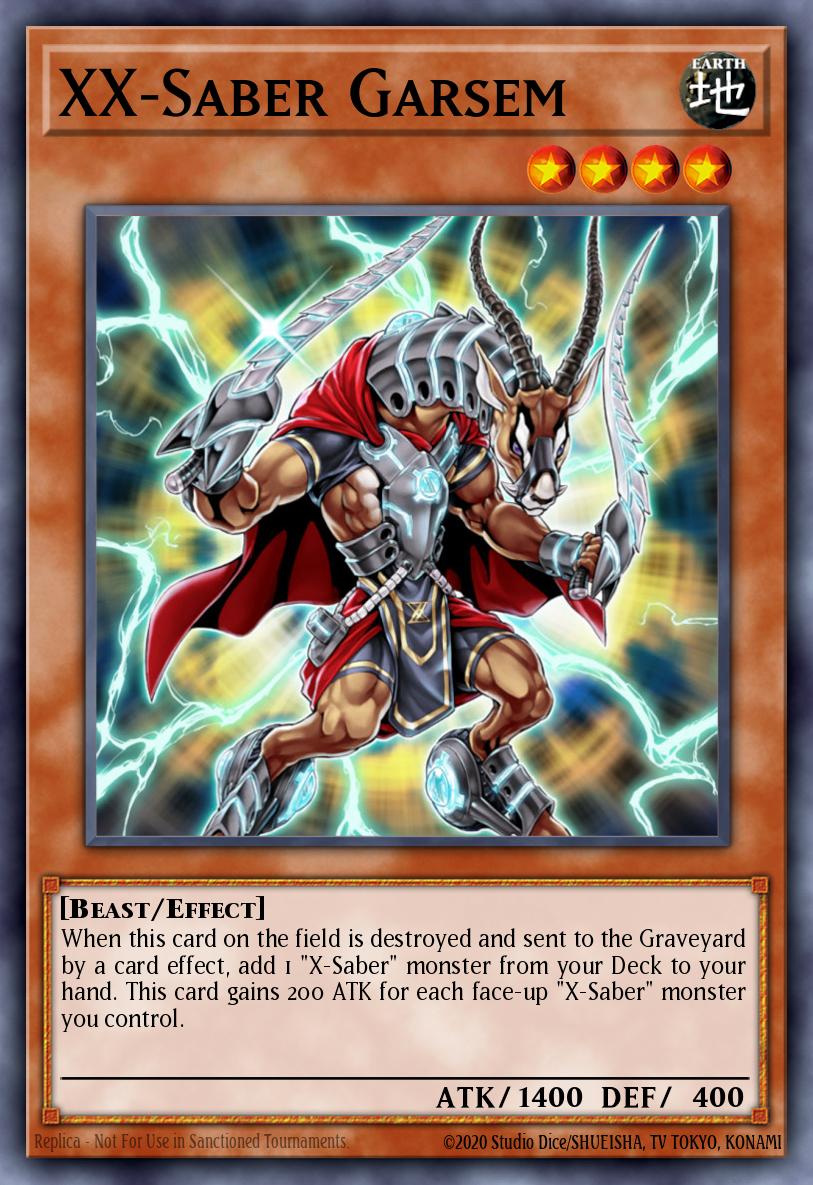 XX-Saber Garsem - Legendary Modern Decks 2026 Yu-Gi-Oh! spoiler