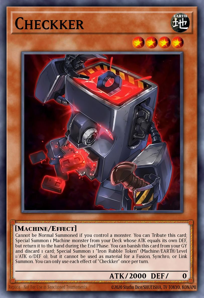 Checkker - Blazing Dominion Yu-Gi-Oh! spoiler