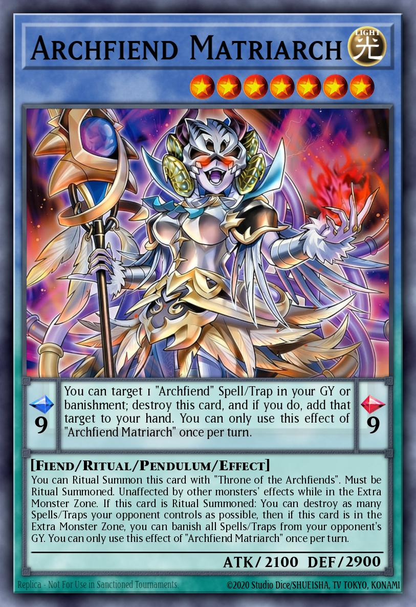 Archfiend Matriarch - Blazing Dominion Yu-Gi-Oh! spoiler