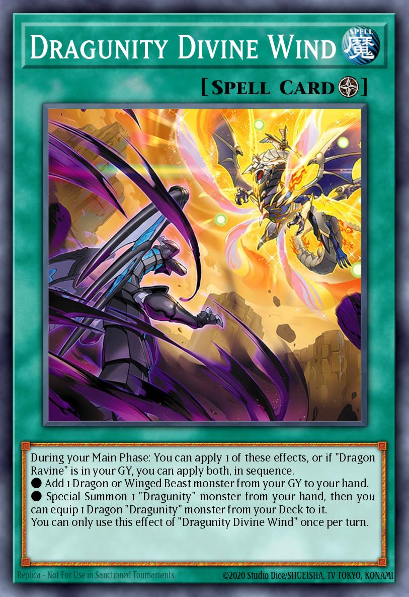 Dragunity Divine Wind - Battles of Legend: Glorious Gallery Yu-Gi-Oh! spoiler