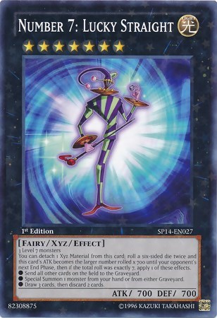 Number 7: Lucky Straight (Starfoil)