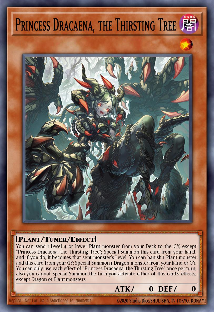 Princess Dracaena, the Thirsting Tree - Blazing Dominion Yu-Gi-Oh! spoiler