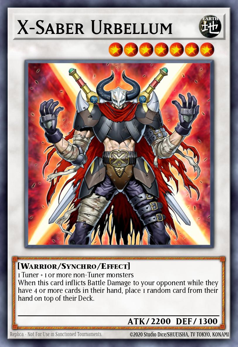 X-Saber Urbellum - Legendary Modern Decks 2026 Yu-Gi-Oh! spoiler