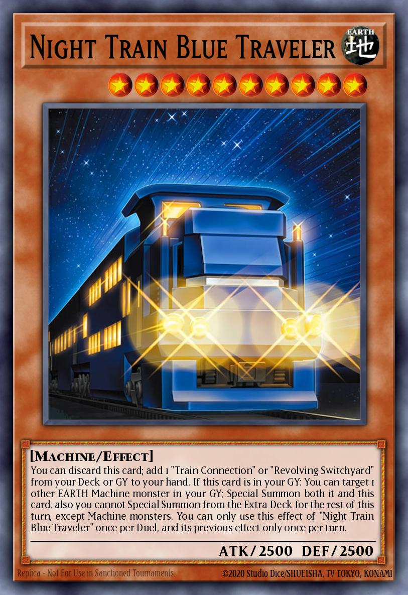 Night Train Blue Traveler - Blazing Dominion Yu-Gi-Oh! spoiler
