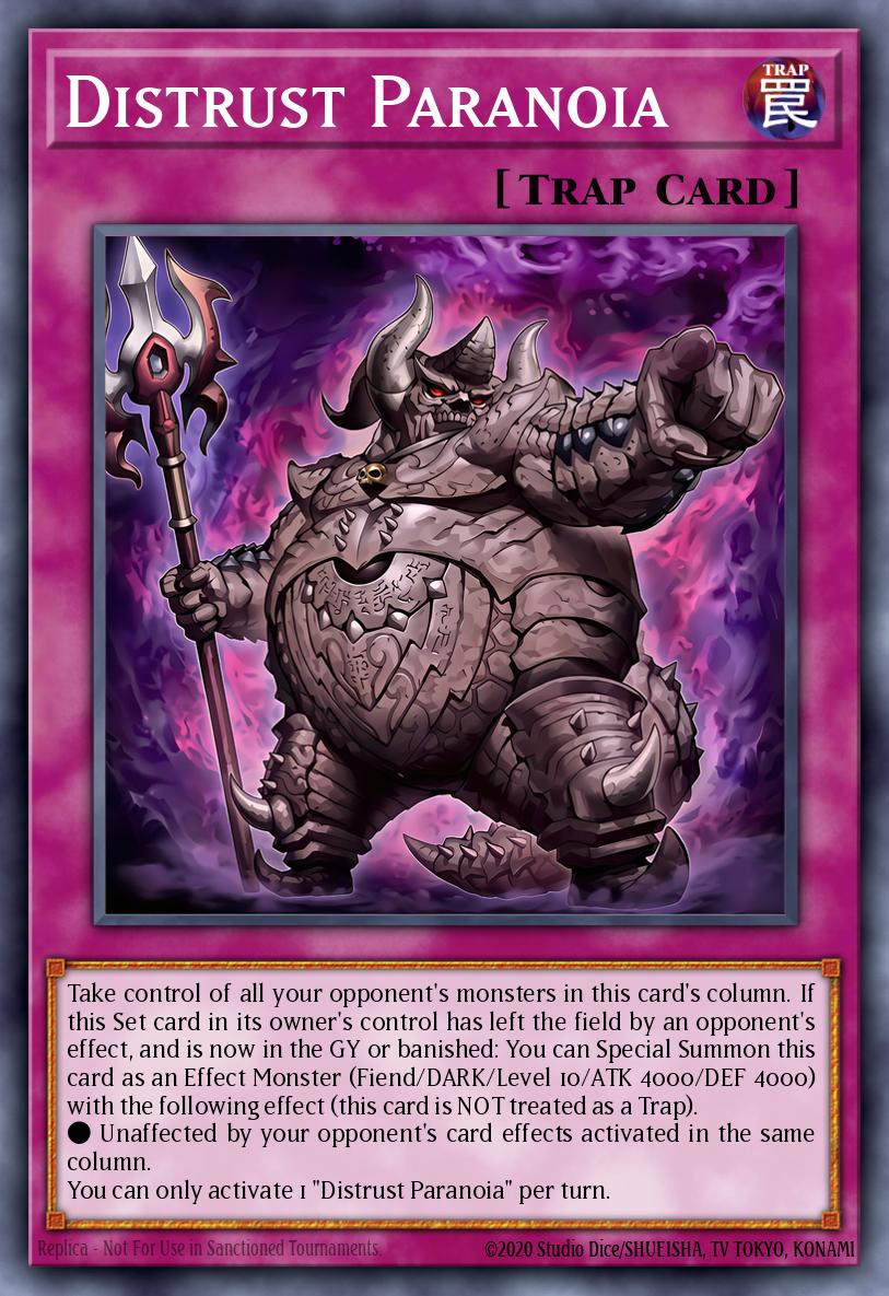 Distrust Paranoia - Chaos Origins Yu-Gi-Oh! spoiler