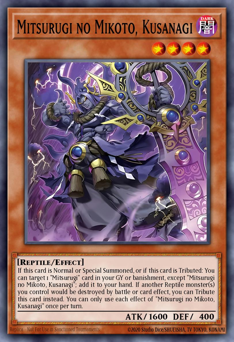 Mitsurugi no Mikoto, Kusanagi - Legendary Modern Decks 2026 Yu-Gi-Oh! spoiler
