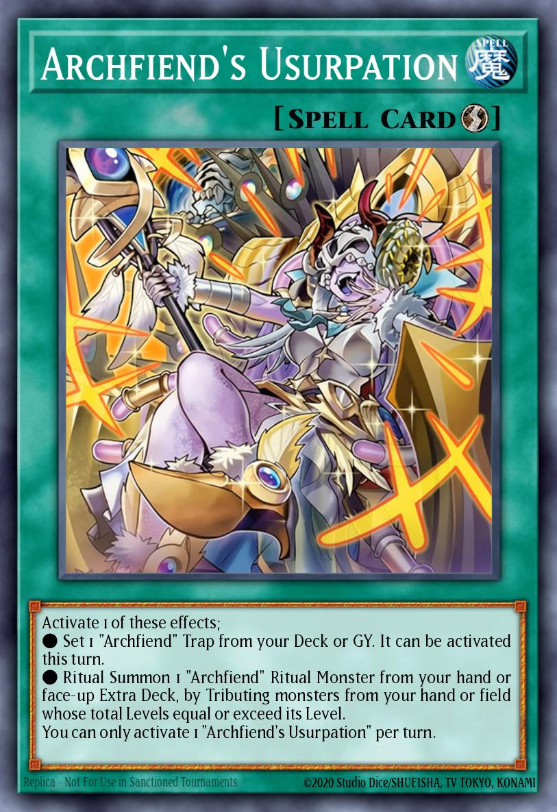 Archfiend's Usurpation - Blazing Dominion Yu-Gi-Oh! spoiler