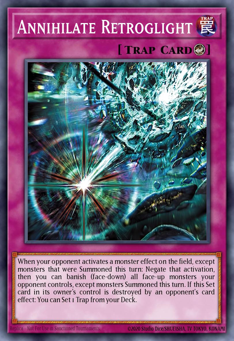 Annihilate Retroglight - Chaos Origins Yu-Gi-Oh! spoiler