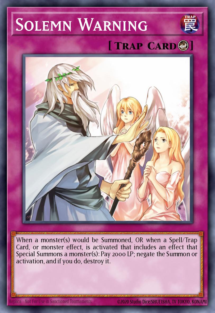 Solemn Warning - Rarity Collection 5 Yu-Gi-Oh! spoiler