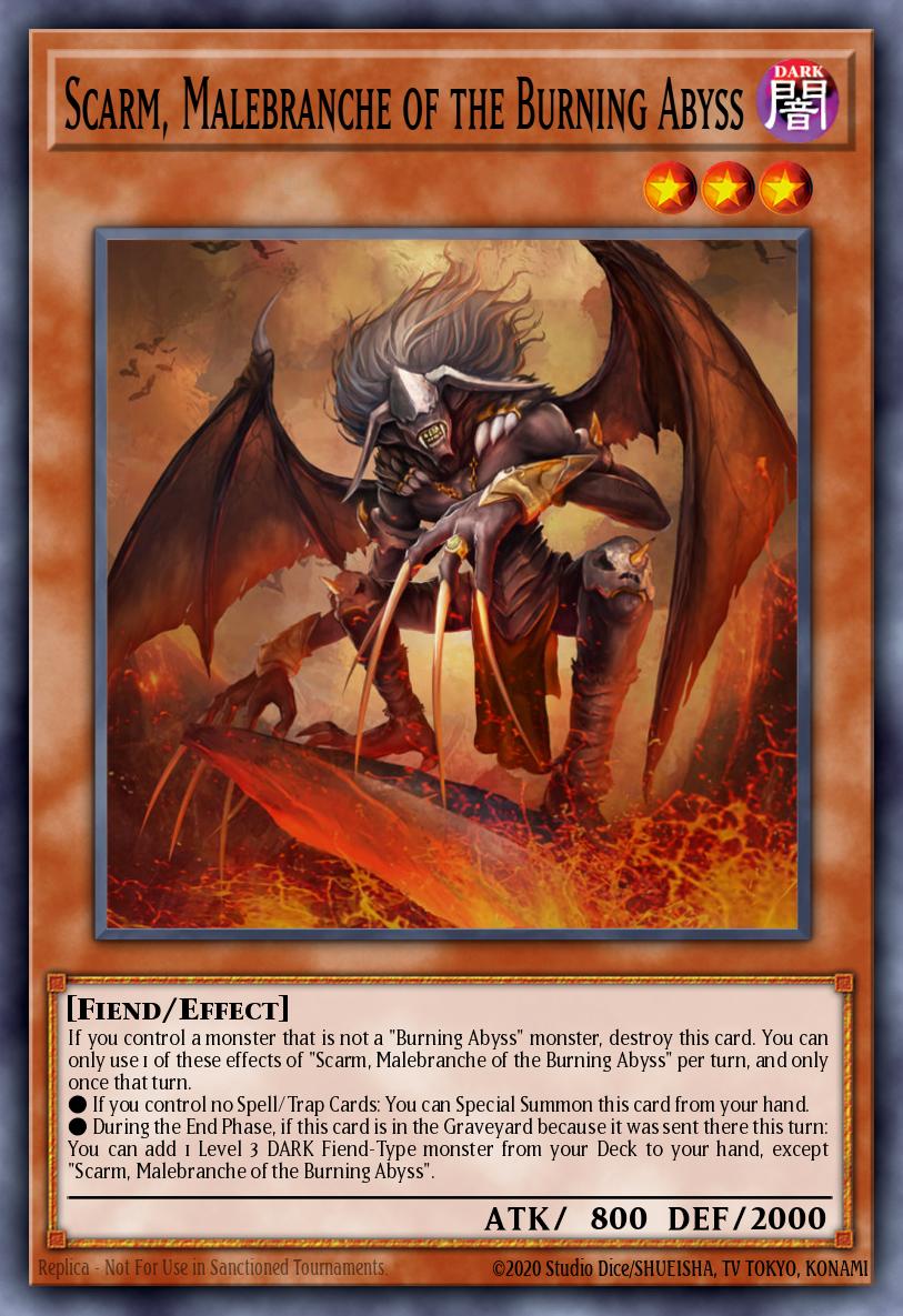 Scarm, Malebranche of the Burning Abyss - Battles of Legend: Glorious Gallery Yu-Gi-Oh! spoiler