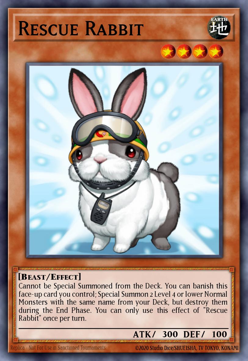 Rescue Rabbit - EFootball collaboration cards Yu-Gi-Oh! spoiler