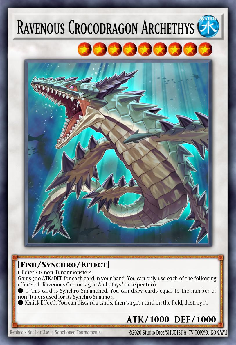 Ravenous Crocodragon Archethys - Legendary Modern Decks 2026 Yu-Gi-Oh! spoiler