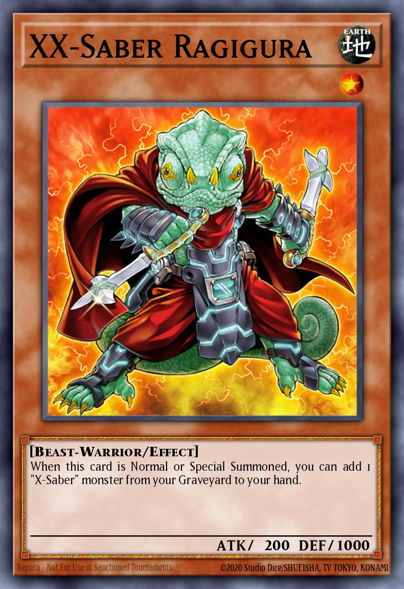 XX-Saber Ragigura - Legendary Modern Decks 2026 Yu-Gi-Oh! spoiler
