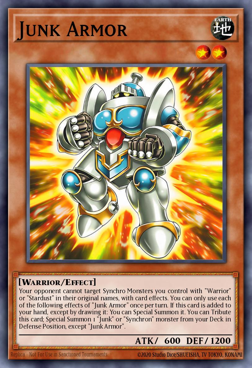 Junk Armor - Battles of Legend: Glorious Gallery Yu-Gi-Oh! spoiler