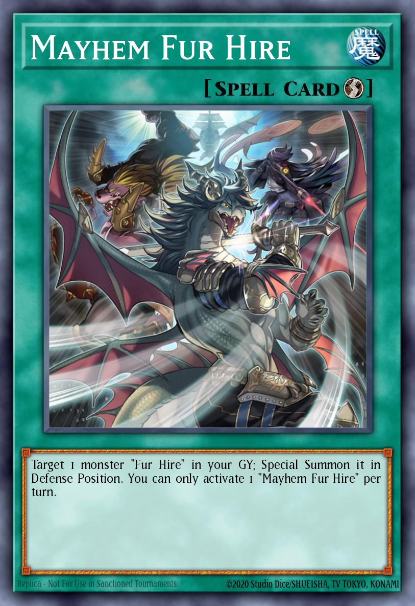 Mayhem Fur Hire - Battles of Legend: Glorious Gallery Yu-Gi-Oh! spoiler