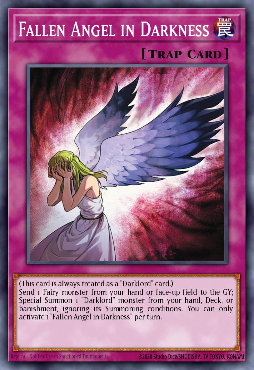 Fallen Angel in Darkness - Battles of Legend: Glorious Gallery Yu-Gi-Oh! spoiler