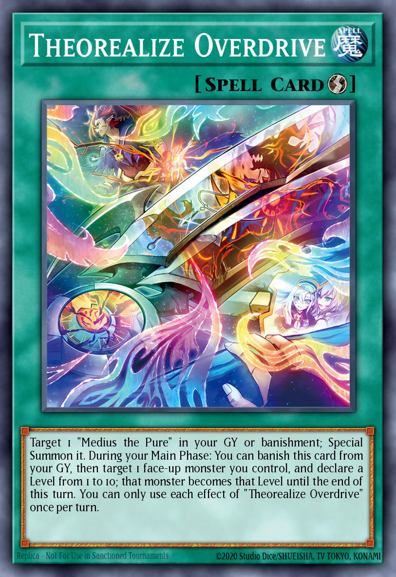 Theorealize Overdrive - Battles of Legend: Glorious Gallery Yu-Gi-Oh! spoiler