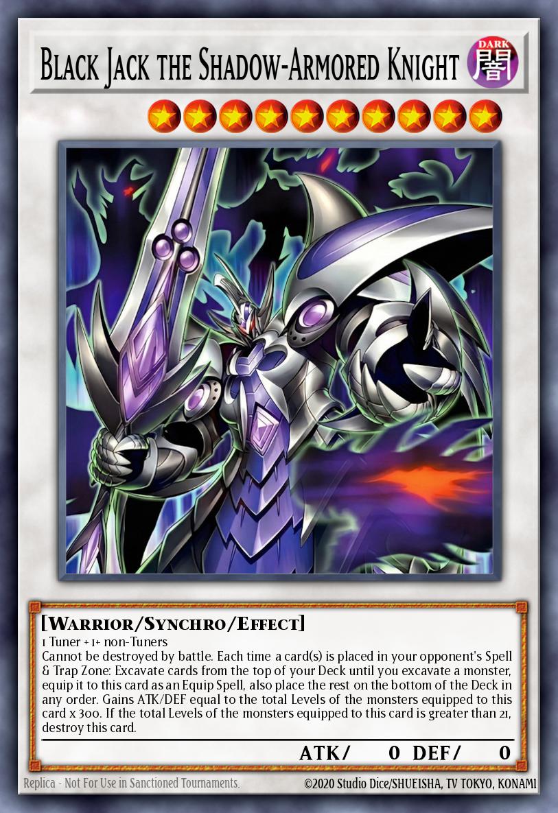 Black Jack the Shadow-Armored Knight - Battles of Legend: Glorious Gallery Yu-Gi-Oh! spoiler