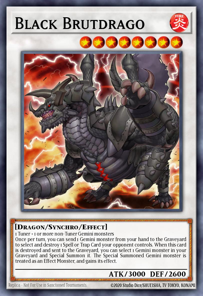 Black Brutdrago - Battles of Legend: Glorious Gallery Yu-Gi-Oh! spoiler