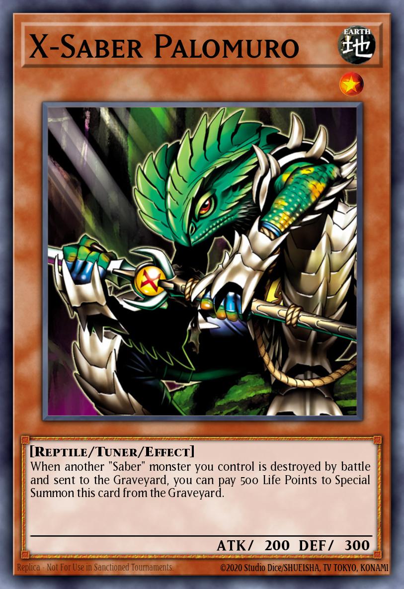 X-Saber Palomuro - Legendary Modern Decks 2026 Yu-Gi-Oh! spoiler