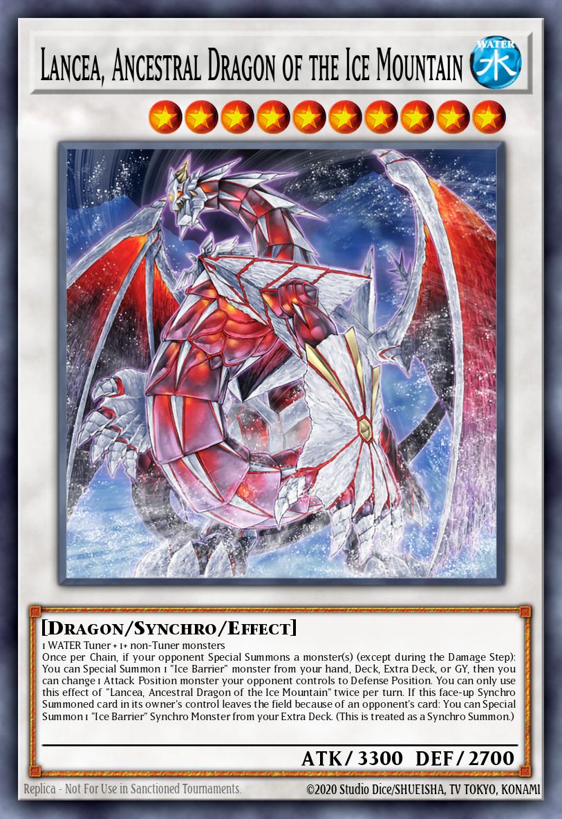 Lancea, Ancestral Dragon of the Ice Mountain - Rarity Collection 5 Yu-Gi-Oh! spoiler