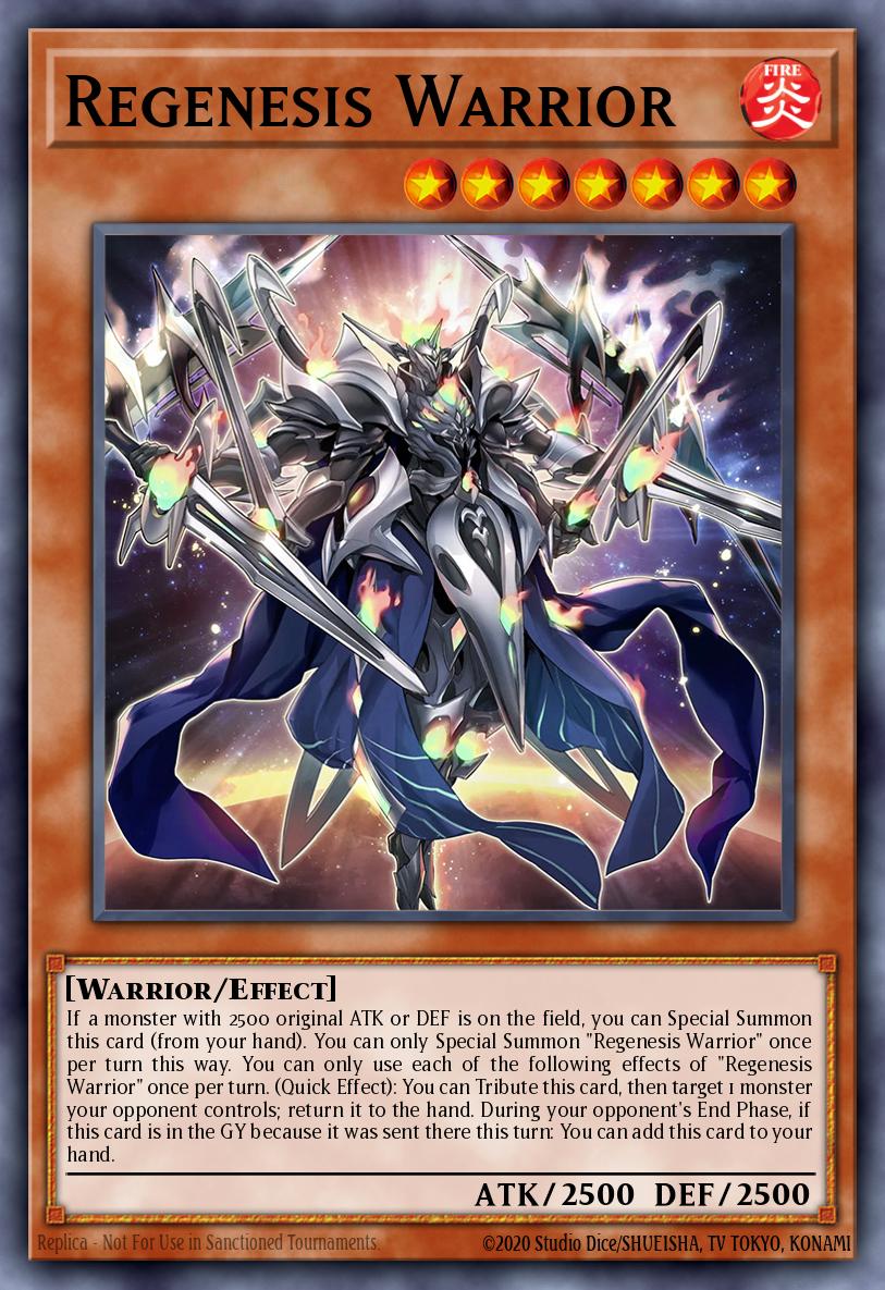 Regenesis Warrior - Ultimate Tournament Pack 1 Yu-Gi-Oh! spoiler