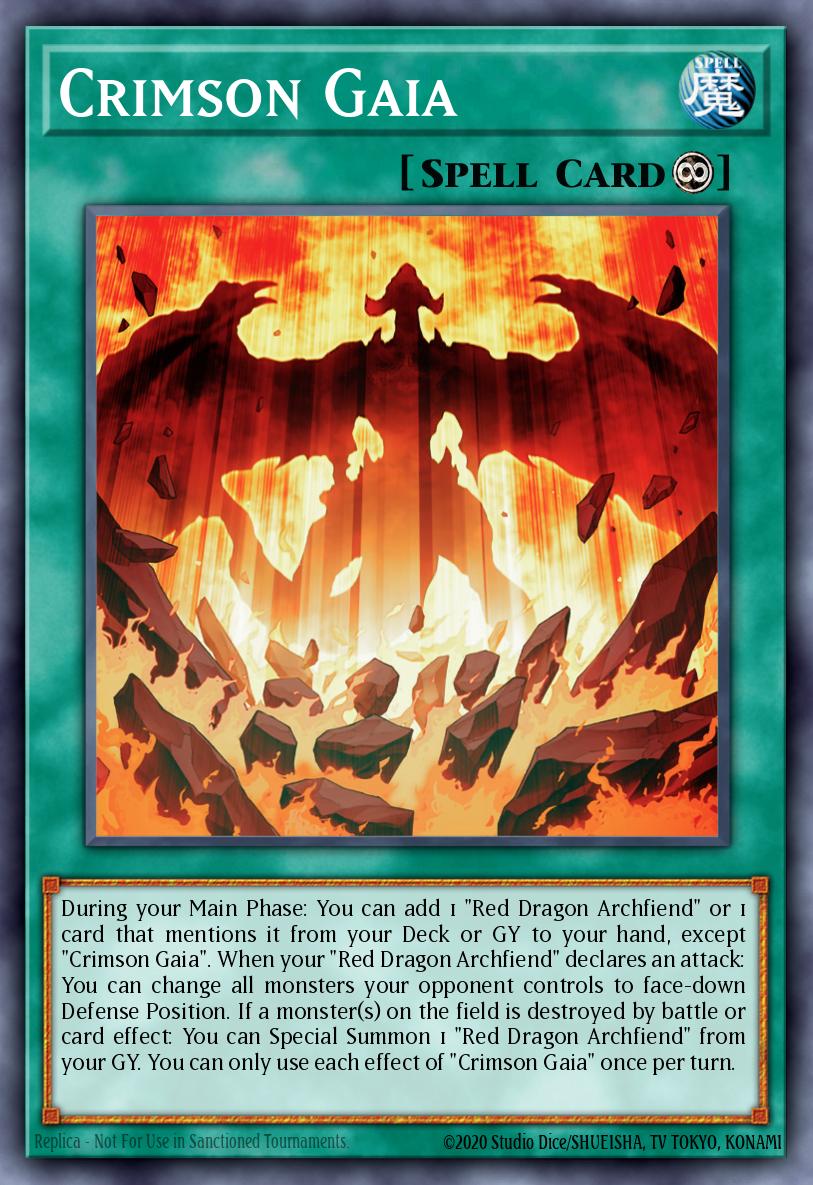 Crimson Gaia - Rarity Collection 5 Yu-Gi-Oh! spoiler