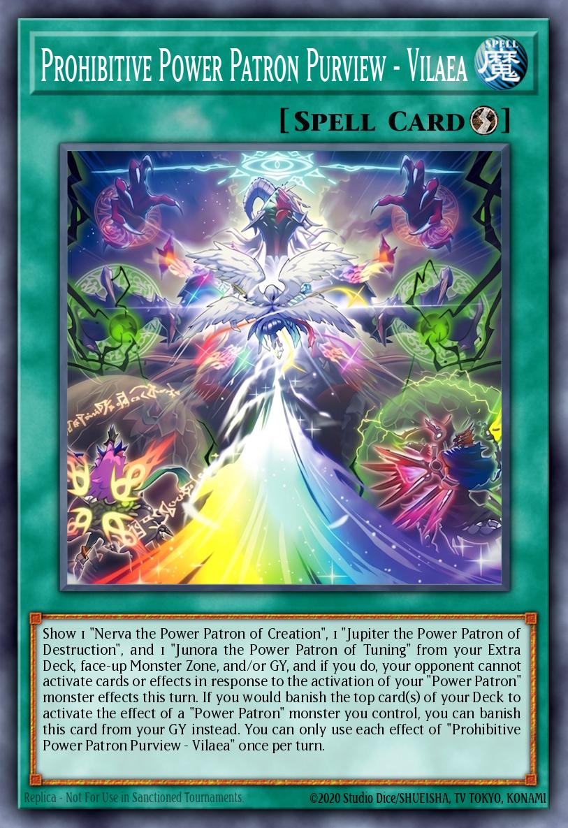 Prohibitive Power Patron Purview - Vilaea - Chaos Origins Yu-Gi-Oh! spoiler
