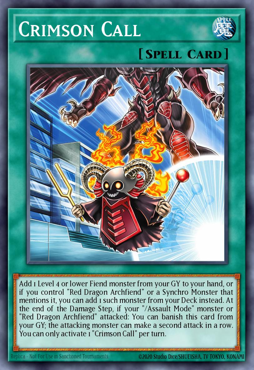Crimson Call - Blazing Dominion Yu-Gi-Oh! spoiler