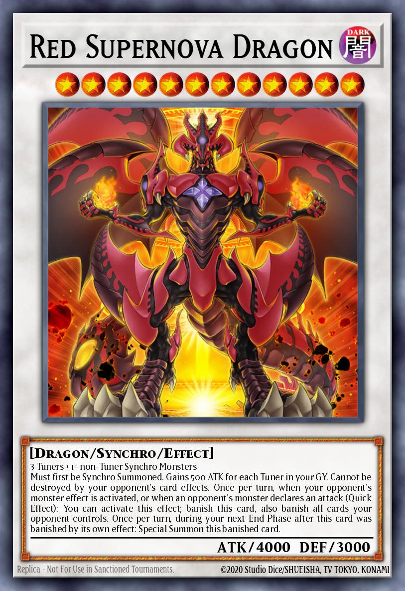 Red Supernova Dragon - Battles of Legend: Glorious Gallery Yu-Gi-Oh! spoiler